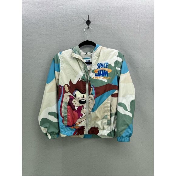 Members Only Space Jam A New Legacy Kids Camo Tune Squad Jacket Multicolor 10/12 - Picture 1 of 8